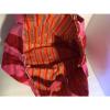 Victoria&#039;s Secret Beach Tote Bag Classic Pink Stripes Gold Letters Large