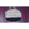 $98 New Casco Ralph Lauren Tote bag purse BEACH NAUTICAL BUOY PRINT Canvas ROPE #2 small image