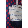 $98 New Casco Ralph Lauren Tote bag purse BEACH NAUTICAL BUOY PRINT Canvas ROPE #4 small image