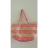 ULTA  Beauty Medium Tote Bag Shopper Pink Beige Handbag Carry-all Beach Bag #2 small image