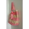 ULTA  Beauty Medium Tote Bag Shopper Pink Beige Handbag Carry-all Beach Bag