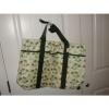 Palm Tree Beach Bag Purse Green and Tan New With Tag #1 small image