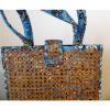 Vera Bradley Tiki Tote Wicker Beach Bag Purse #5 small image