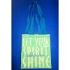 FRESH PRODUCE Green LET YOUR SPIRIT SHINE Beach TOTE Backpack Bag New #1 small image