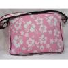 California Leash Company Tote CLC Beach Bag Neoprene Pink White Floral Large Sz