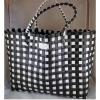 KATE SPADE NEW YORK Extra large Tote Shopper Beach Shoulder Bag Black White NEW #2 small image