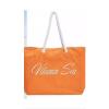 Trina Turk Beach Bag - Brand New Orange Vitamin Sea Canvas Summer