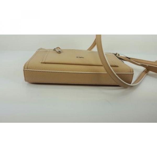 NWT $118 Lauren Ralph Lauren Womens Straw Tan Paley Leigh Crossbody Purse Bag #3 image