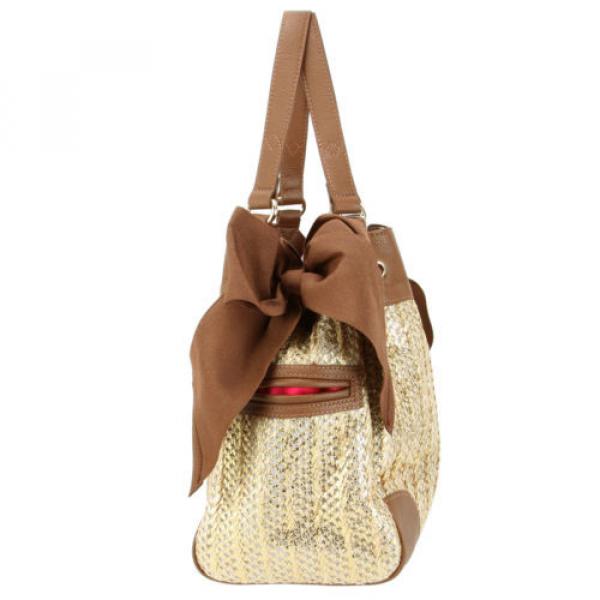 JUICY COUTURE Beige Palm Spring Straw Daydreamer TOTE Shoulder Bag  NEW $198 #3 image