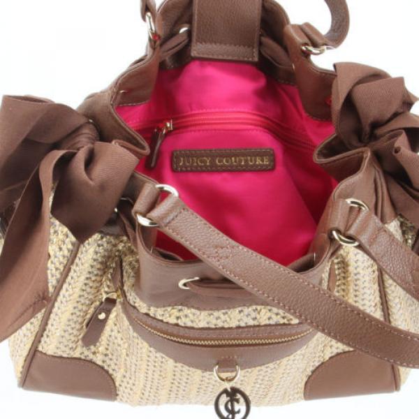 JUICY COUTURE Beige Palm Spring Straw Daydreamer TOTE Shoulder Bag  NEW $198 #4 image