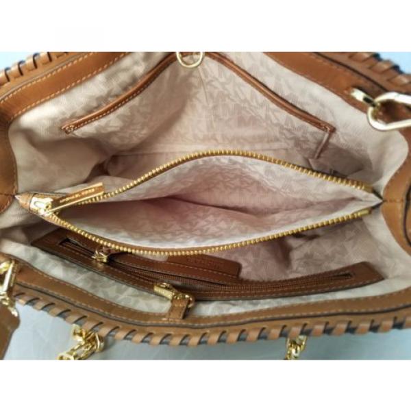 Michael Kors Straw Rosalie Medium East West Tote handbag purse bag #5 image