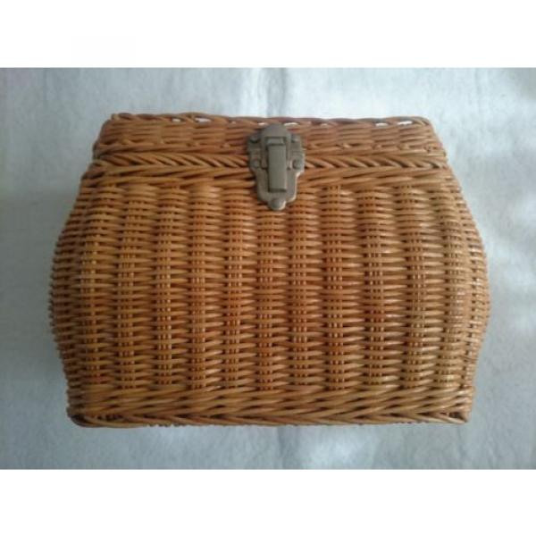 old small basket bag FromJapan Straw Tote kawaii #1 image