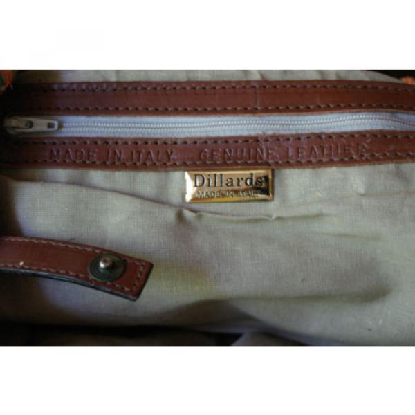 DILLARDS Muticolor Straw Leather Cross Body Bag  Shoulder Bag Hanbag Made Italy #3 image