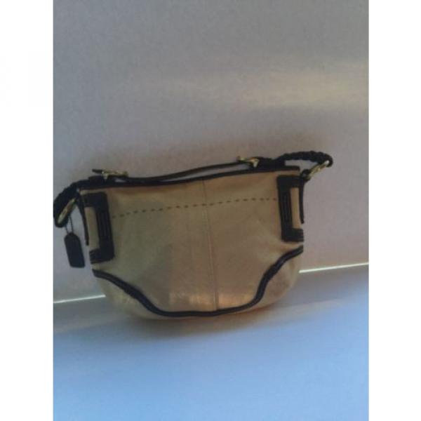 Coach Wicker/straw Type Shoulder Bag #2 image