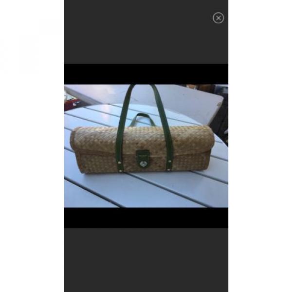 kate spade straw purse / Wine Bag #1 image