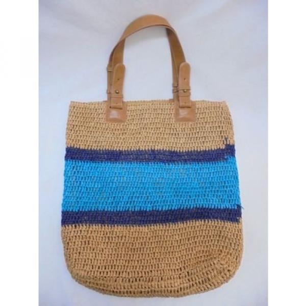 Straw Studios Crochet STRAW LARGE TOTE BAG NEW WITH TAGS #2 image