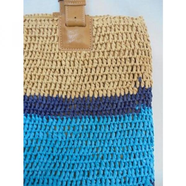 Straw Studios Crochet STRAW LARGE TOTE BAG NEW WITH TAGS #3 image