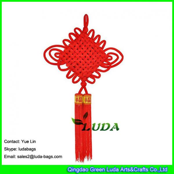 LDSP-010 traditional red lucky oriental pendant 2018 chinese new year decorative tassel  knots chinese ornaments #1 image