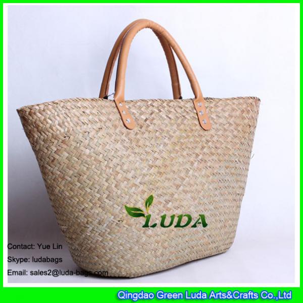 LDSC-094 2017 Hot Salte Tote Bag Summer Beach Seagrass Straw Bag #1 image