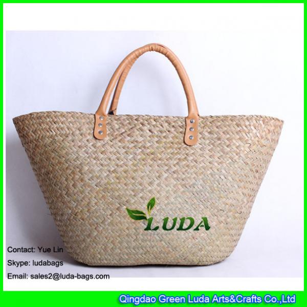 LDSC-094 2017 Hot Salte Tote Bag Summer Beach Seagrass Straw Bag #2 image