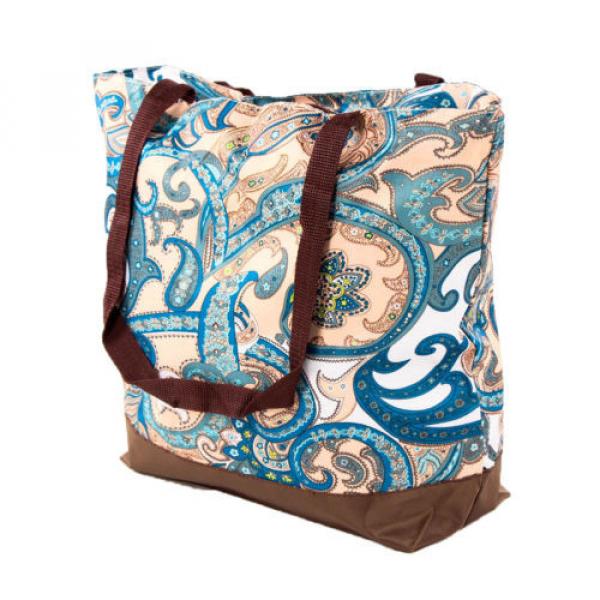 Shoulder Bag Printed Tote Handbag Purse Large Big Beach Reusable Eco Grocery New #2 image