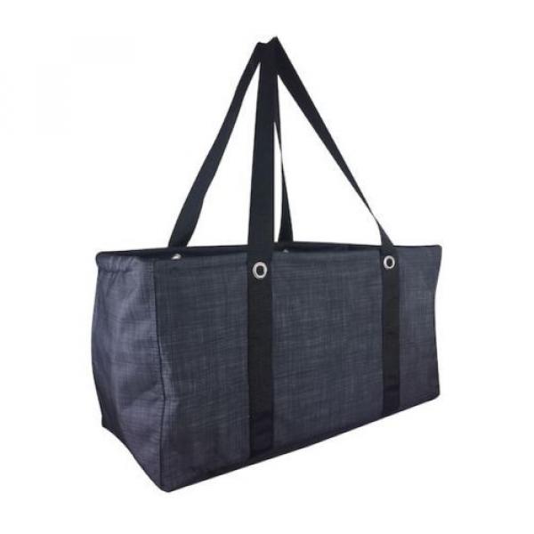 NEW Thirty one Large utility beach laundry tote bag 31 gift in Black Cross Pop b #1 image