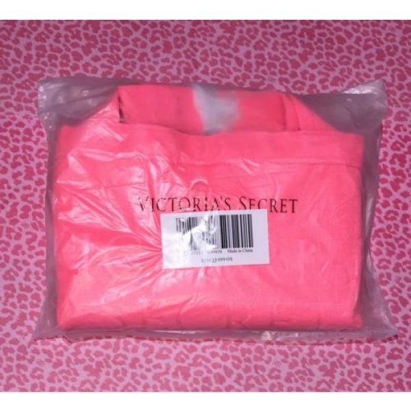 Victorias Secret Beach Day Terry Tote Bag Hot Pink 2016 NEW! #3 image