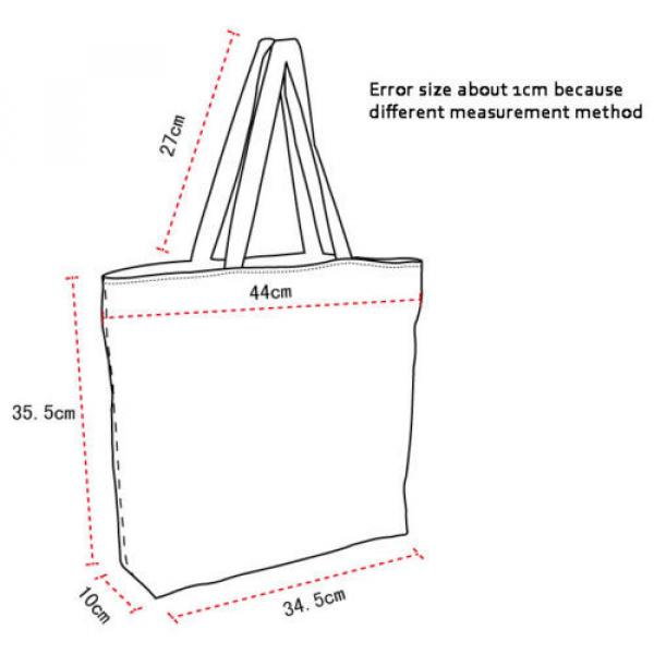 Fashion Girl&#039;s Shopping Bag Women Shoulder Folding Handbag Beach Bag Tote #2 image