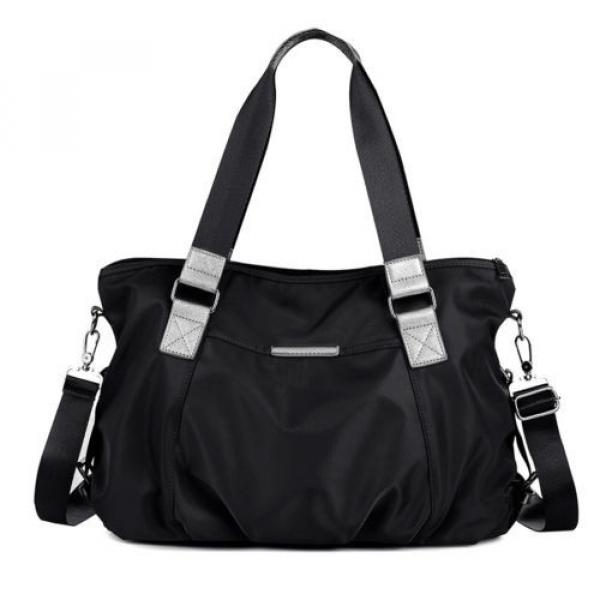 Waterproof Nylon Women Messenger Shoulder Bags Beach Handbags 16.5x5.1x11.8 In #1 image