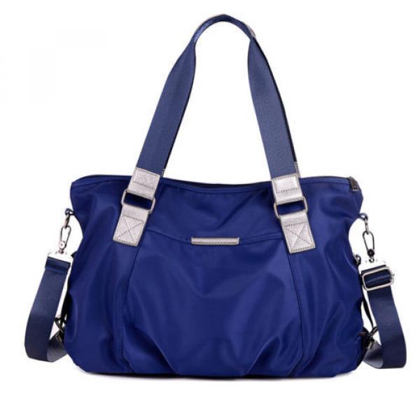 Waterproof Nylon Women Messenger Shoulder Bags Beach Handbags 16.5x5.1x11.8 In #2 image