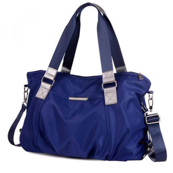 Waterproof Nylon Women Messenger Shoulder Bags Beach Handbags 16.5x5.1x11.8 In #3 image