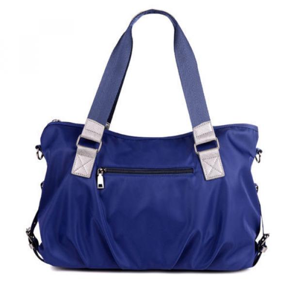 Waterproof Nylon Women Messenger Shoulder Bags Beach Handbags 16.5x5.1x11.8 In #4 image