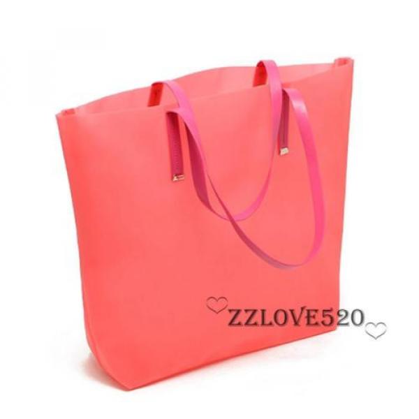 Hot Sale Women Shoulder Bag Jelly Silicone Shopping Bag Shopper Tote Beach Purse #5 image