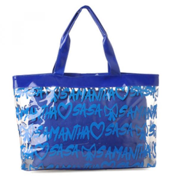 Women Transparent Clear Tote Jelly Candy Handbag Summer Beach Bag for Lady #1 image