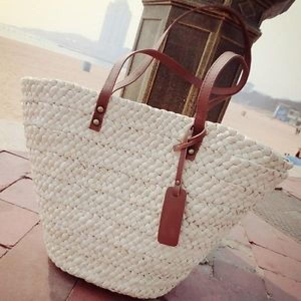 Fashion Women&#039;s Straw Beach Bag Lady Shoulder Bag Tote Beautiful Handbag #1 image