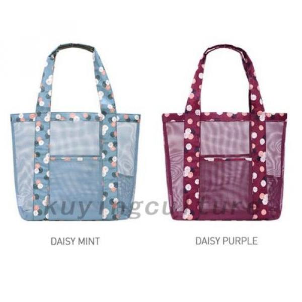 2 Colors Women Travel Shopping Mesh Beach Storage Shoulder Bag Handbag Hot #4 image