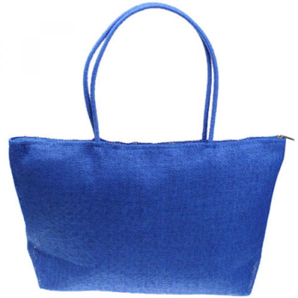 Women Straw Summer Beach Woven Shoulder Tote Shopping Beach Bag Handbag Purse #1 image