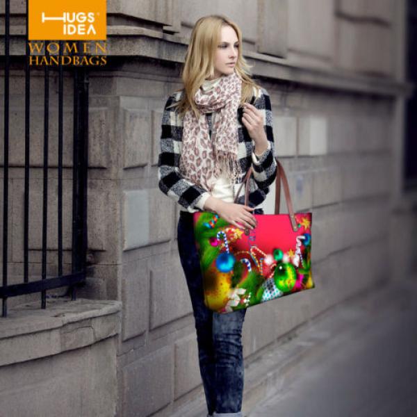 Christmas Girl&#039;s Shopping Shoulder Bags Women Handbag Beach Bag Tote HandBags #1 image
