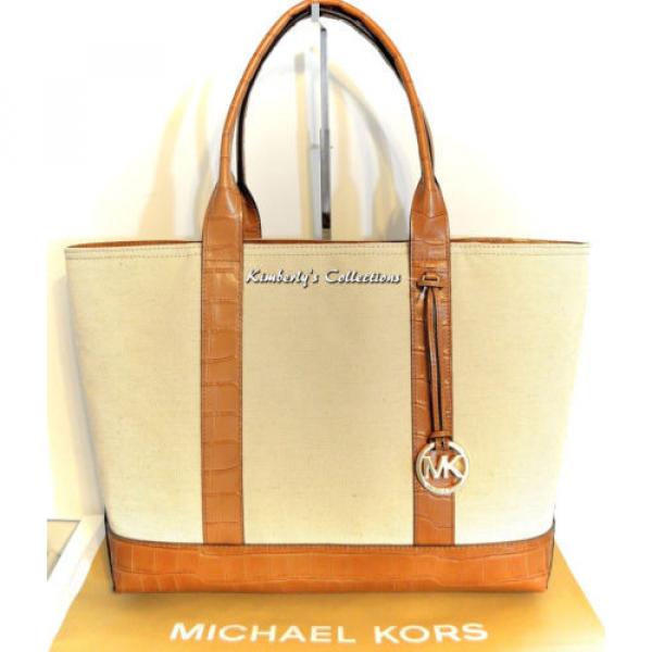 Michael Kors Large Travel Beach Resort Shopping Shoulder Tote Bag Purse  NWT #2 image