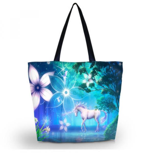 Unicorn Shopping Shoulder Bags Women Handbag Beach Bag Tote HandBags #1 image