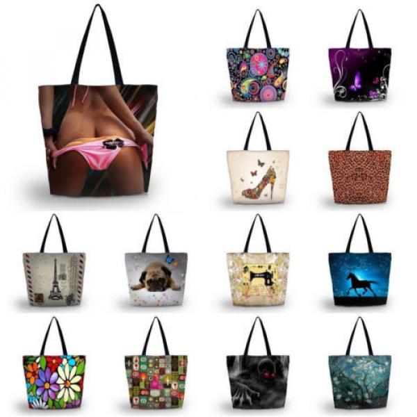 Womens Custom Design Large Shopping Shoulder Bags Handbag Beach Bag Tote HandBag #1 image