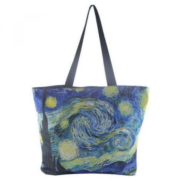 Village Women Reusable Shopping Tote Shoulder Bag Folding Beach Satchel Handbag #3 image