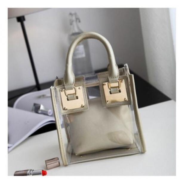 Transparent Shoulder Bag Fashion Jelly Package Women Beach Bag Charming Handbag #5 image