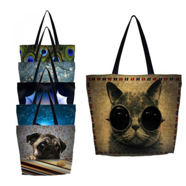 Elephant Women Shopper Handbag Shopping Summer Beach Shoulder Bag Tote Eco Bags #4 image