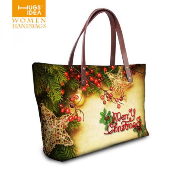Women Fashion Tote Handbag Purse Shoulder Messenger Beach Bag Satchel Christmas #2 image