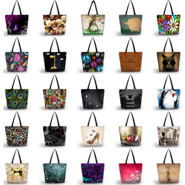 New Fashion Girl&#039;s Handbag Bag Polyester Shopping Bags Women&#039;s Totes Beach Bag #3 image