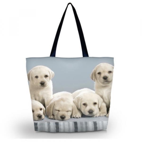 Dogs Women Shopping Bag Shoulder Tote Handbag Folding Reusable Eco Bag Beach bag #1 image
