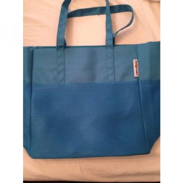 Jelly Bean Brand Tote Bag Blue Large Beach/Pool/Store #1 image
