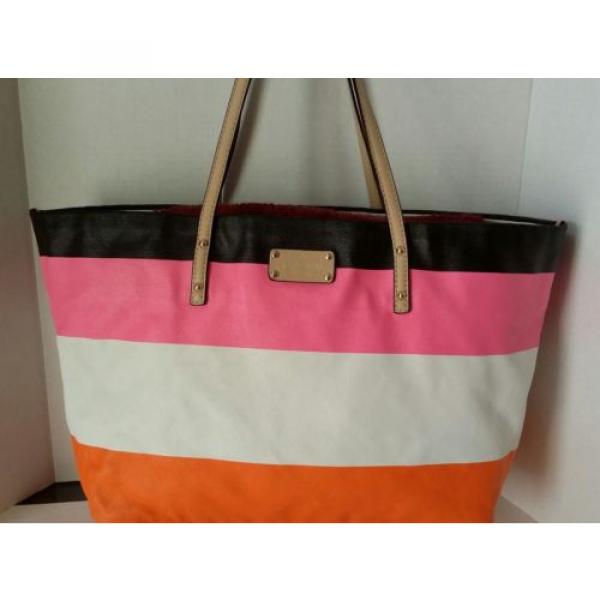 Kate Spade New York Tote Shopper Beach Cabana Stripe Harmony $278 Shoulder Bag #5 image