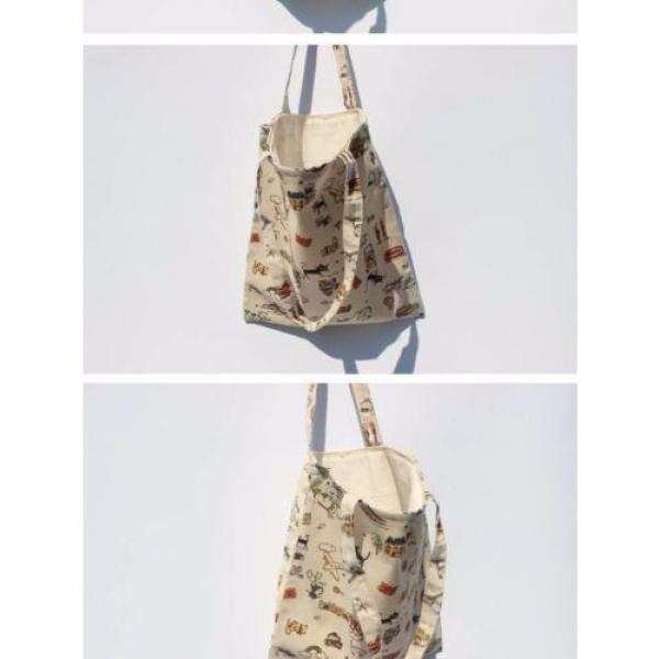 MAKORSTER Beach Bag Canvas Handbag for Women #2 image